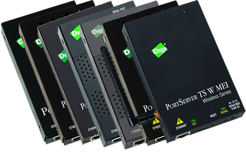 DIGI | Družina Digi Port Server TS - Inteligentni strežniki serijskih naprav