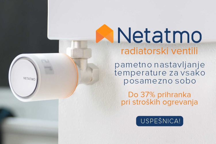 Netatmo by Starck | Pametni radiatorski ventili za 37% nižje stroške ogrevanja