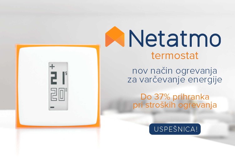 Netatmo by Starck | Pametni termostat za 37% nižje stroške ogrevanja