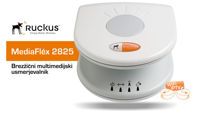 Ruckus Wireles | MediaFlex 2825 - brezžični 802.11g WI-Fi usmerjevalnik | WiFi IPTV
