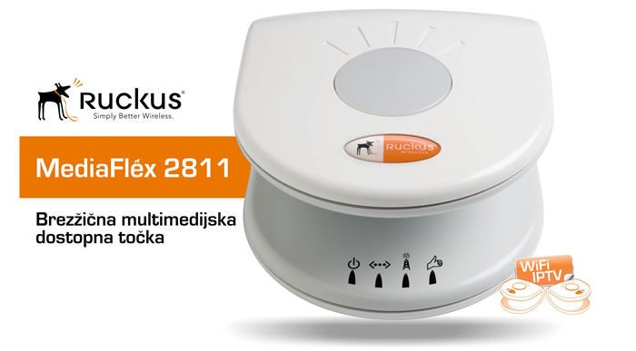 Ruckus Wireless | MediaFlex 2811 - brezžična 802.11g WI-Fi dostopna točka | WiFi IPTV