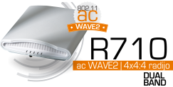 ZoneFlex R710 - 802.11ac Wave2 DualBand polarizirana WiFi dostopna točka | 4x4:4 radija