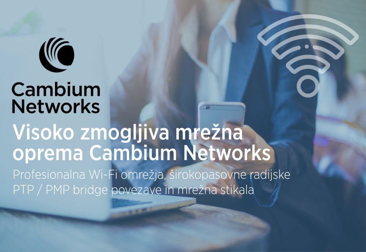 Visoko zmogljiva mre�na oprema Cambium Networks