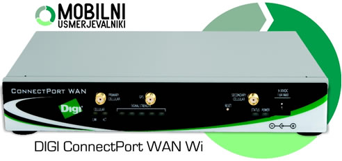 DIGI | ConnectPort WAN Wi | Mobilni 3G VPN usmerjevalnik z vgrajeno WiFi dostopno točko