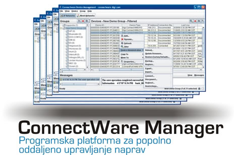 Digi Connectware Manager - popolno oddaljeno upravljanje naprav