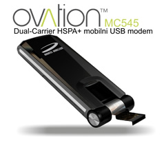 Ovation MC545 - DualCarrier HSPA+ mobilni USB modem