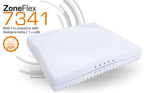 Ruckus Wireless | ZoneFlex 7341 - 802.11n brezžična WiFi dostopna točka | 1 x LAN