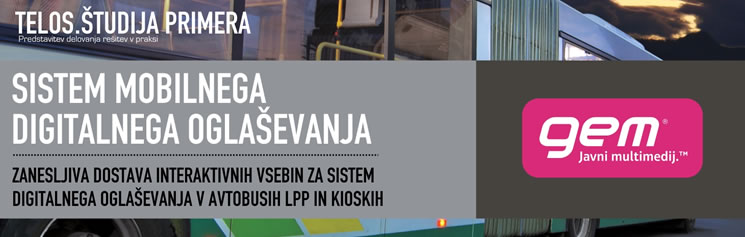 Uspe�na implementacija prehodov PinpointX v sistem digitalnega ogla�evanja Gem 