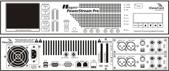 Prikaz video in audio vhodov